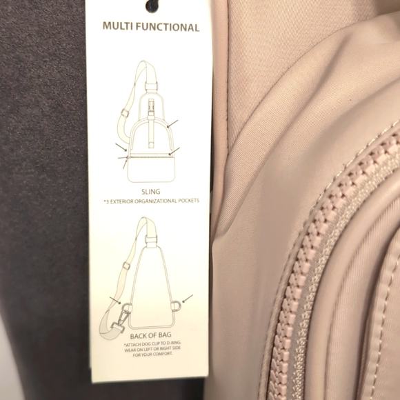 NWT $168 Calvin Klein Shay Nylon Top Buckle Sling Bag main image 6